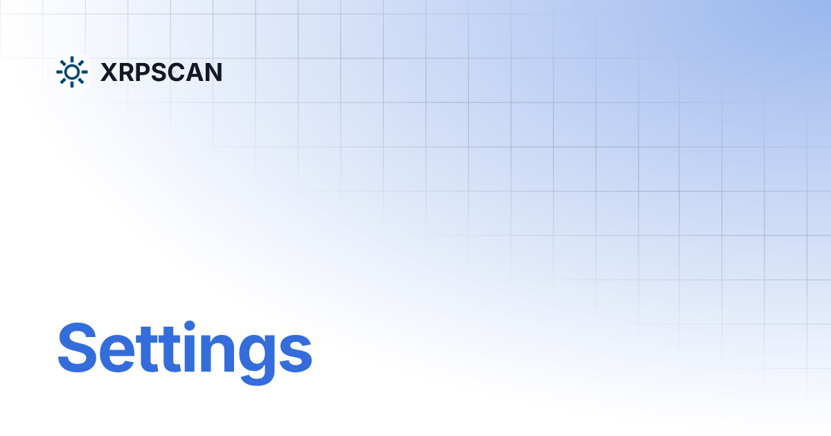 settings-xrpscan